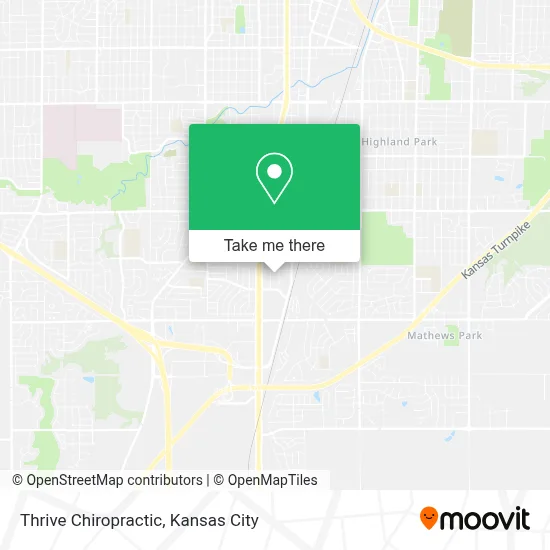Thrive Chiropractic map