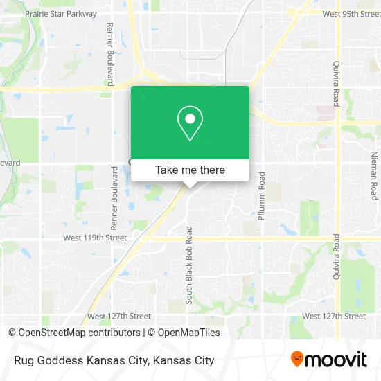 Rug Goddess Kansas City map