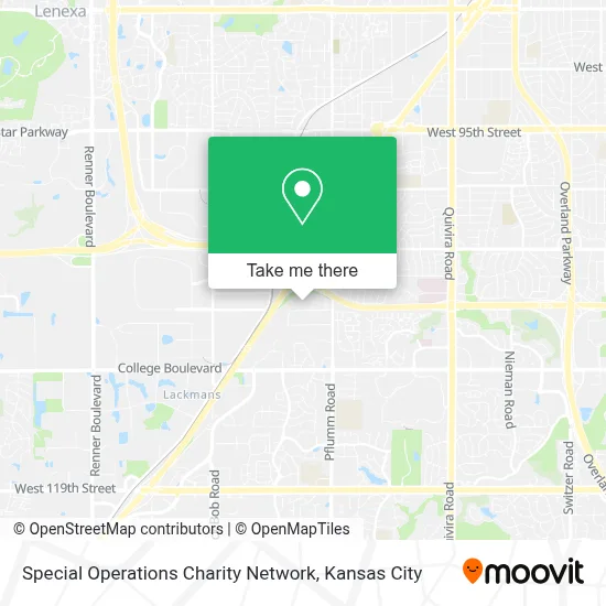 Special Operations Charity Network map