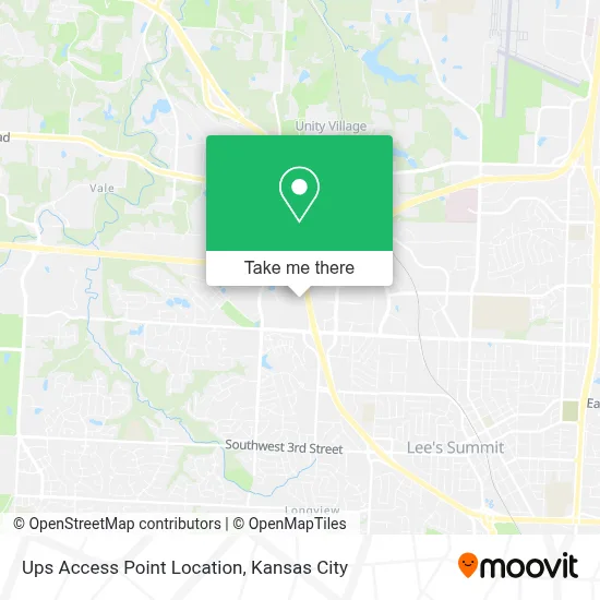 Ups Access Point Location map