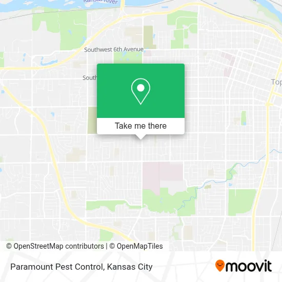 Paramount Pest Control map