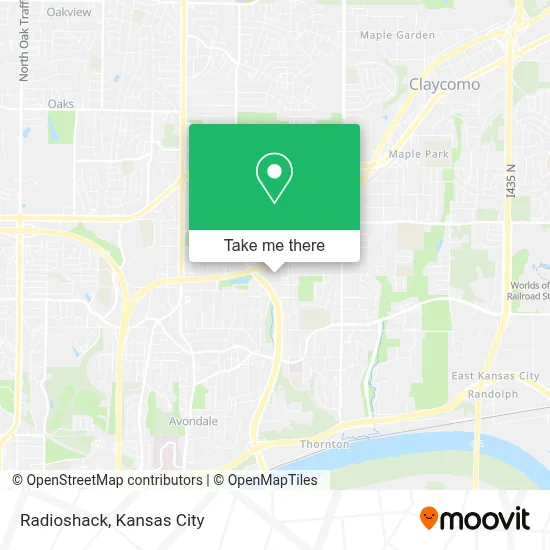Radioshack map