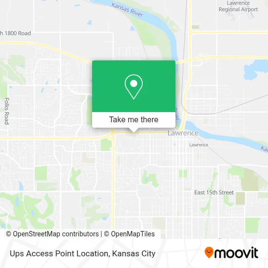 Ups Access Point Location map