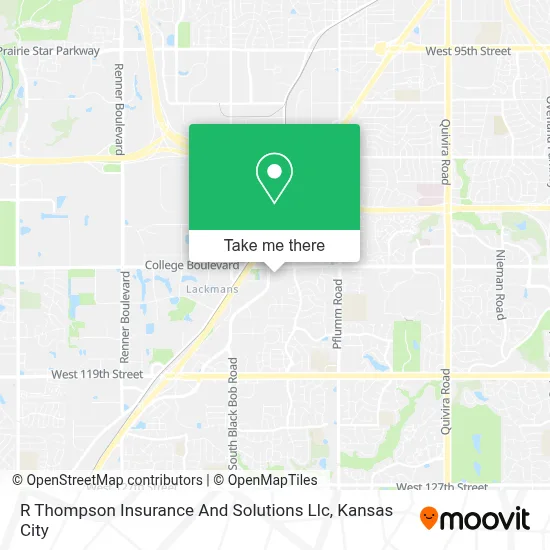 R Thompson Insurance And Solutions Llc map