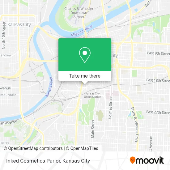 Inked Cosmetics Parlor map