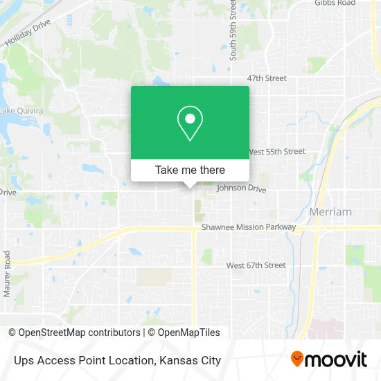 Ups Access Point Location map