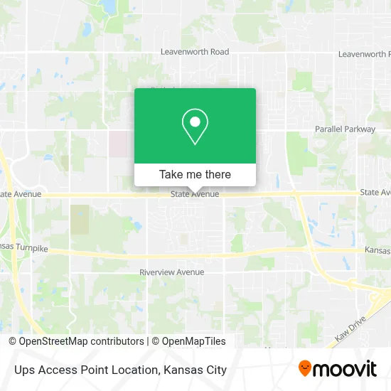 Ups Access Point Location map
