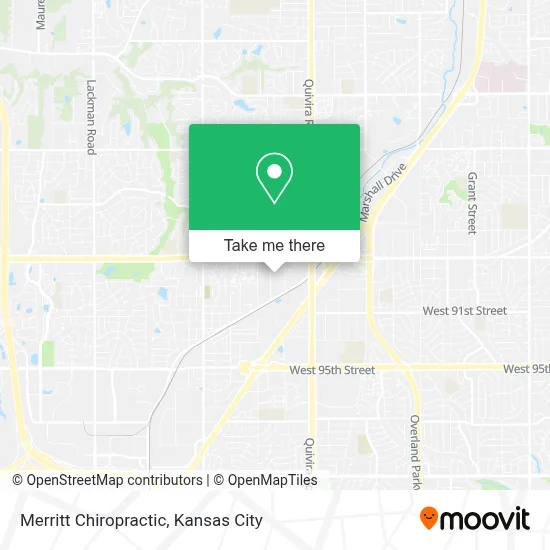 Merritt Chiropractic map