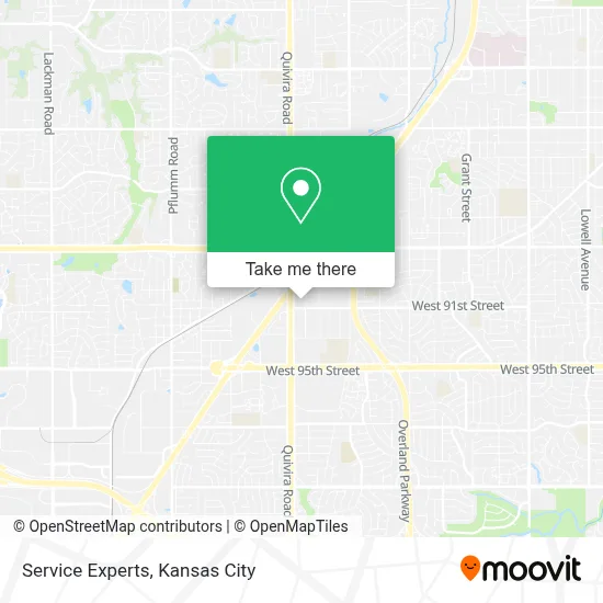 Service Experts map