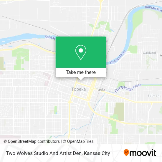 Two Wolves Studio And Artist Den map