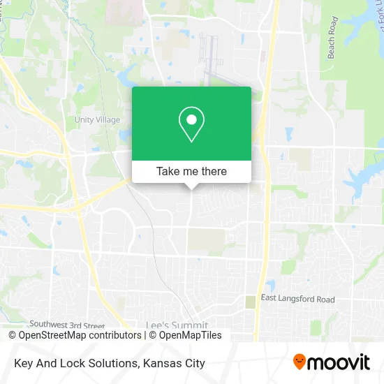 Key And Lock Solutions map
