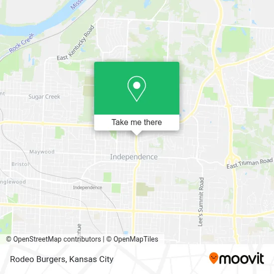 Rodeo Burgers map