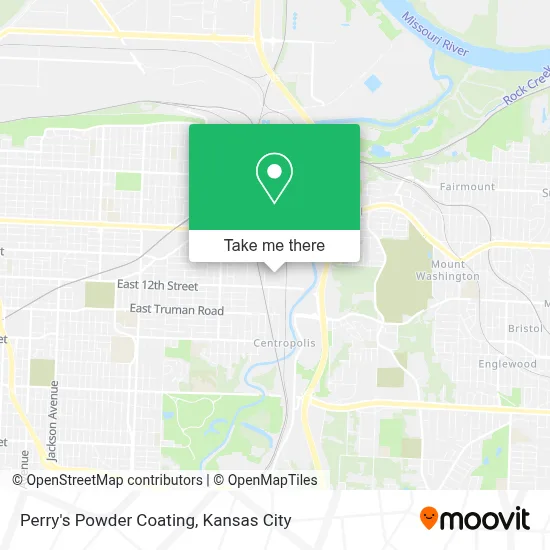 Perry's Powder Coating map