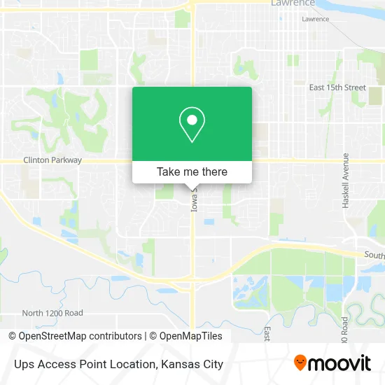 Ups Access Point Location map