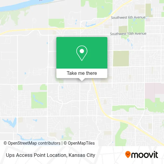Ups Access Point Location map