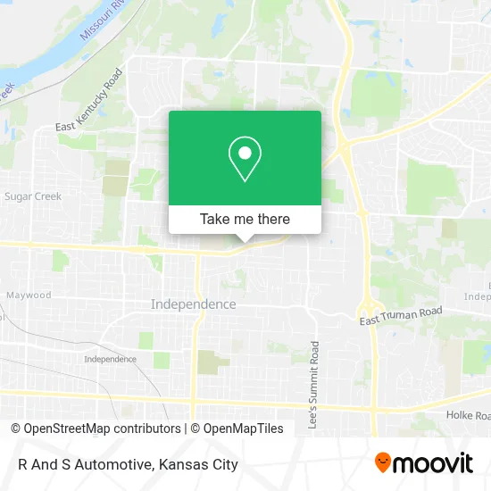 R And S Automotive map