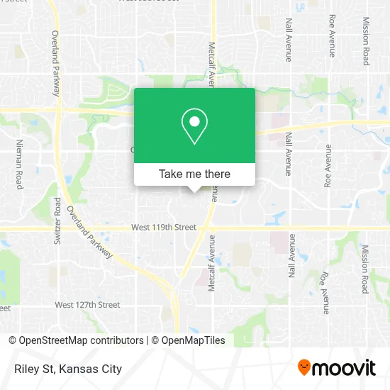 Riley St map