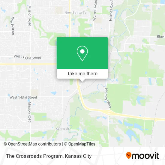 The Crossroads Program map