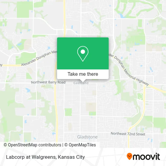 Labcorp at Walgreens map
