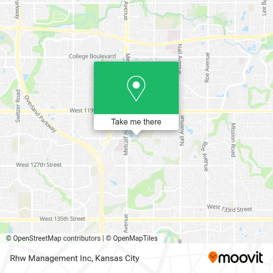 Rhw Management Inc map
