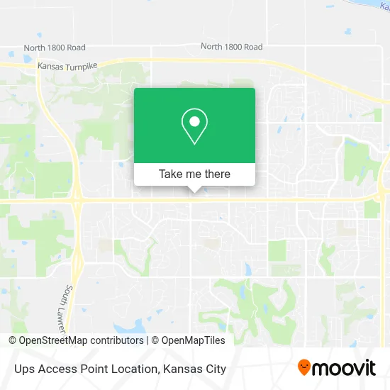 Ups Access Point Location map