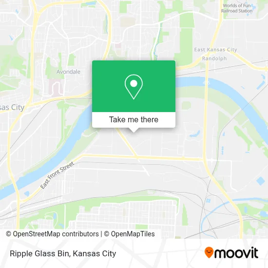 Ripple Glass Bin map