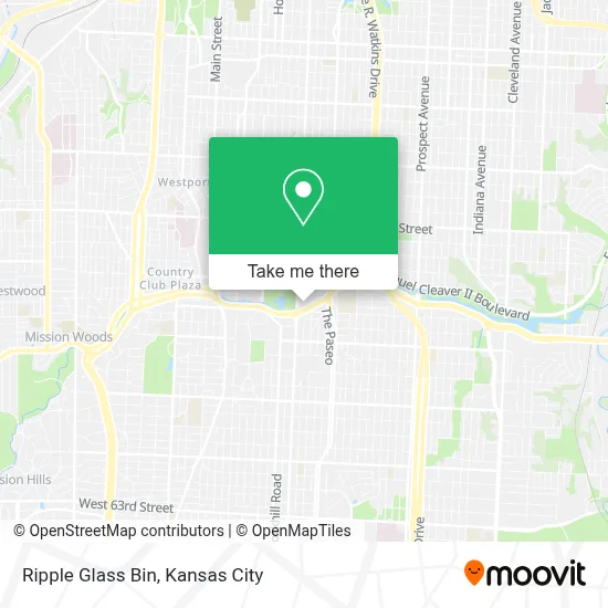 Ripple Glass Bin map