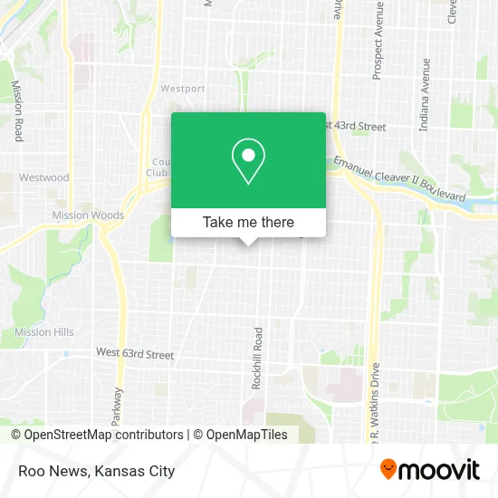 Roo News map