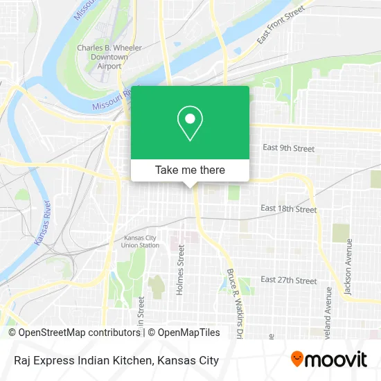 Raj Express Indian Kitchen map