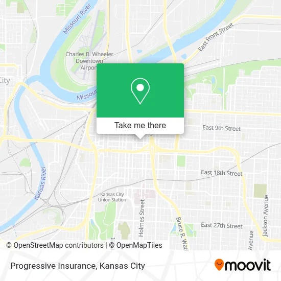 Progressive Insurance map