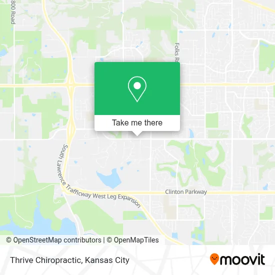 Thrive Chiropractic map