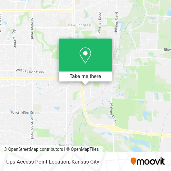 Ups Access Point Location map
