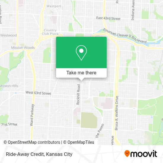 Ride-Away Credit map