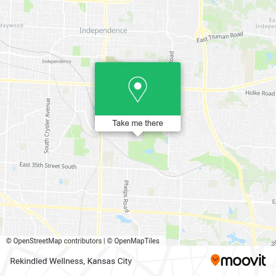 Rekindled Wellness map
