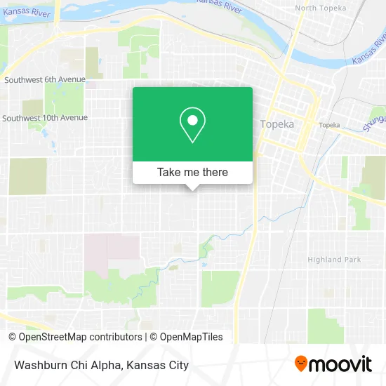 Washburn Chi Alpha map