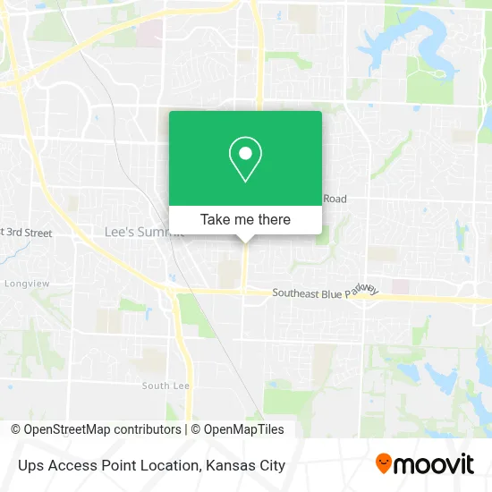 Ups Access Point Location map