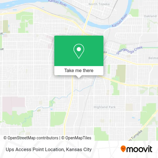 Ups Access Point Location map
