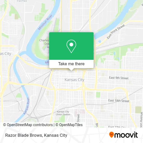 Razor Blade Brows map