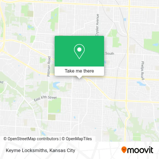 Keyme Locksmiths map