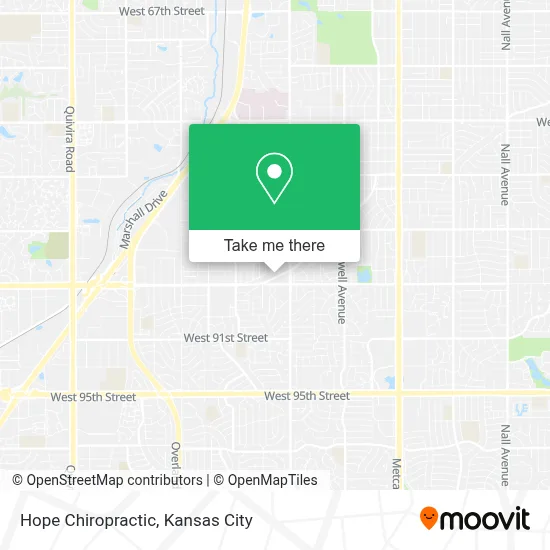 Hope Chiropractic map