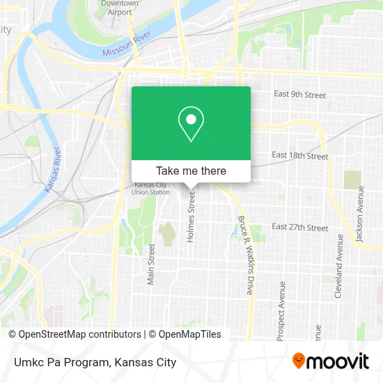 Umkc Pa Program map