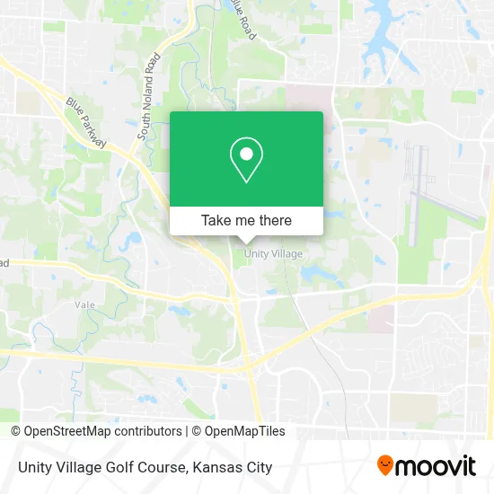 Unity Village Golf Course map