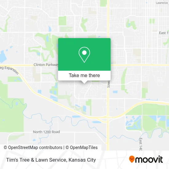 Tim's Tree & Lawn Service map