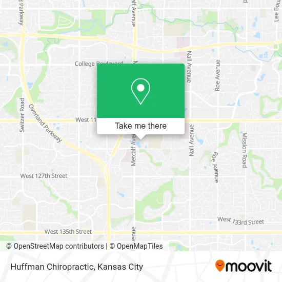 Huffman Chiropractic map