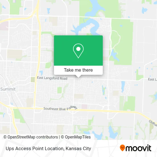 Ups Access Point Location map