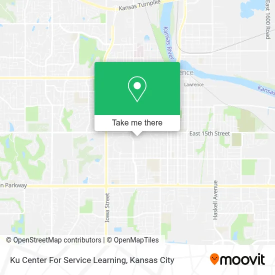 Ku Center For Service Learning map