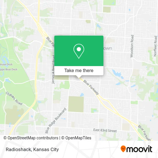 Radioshack map