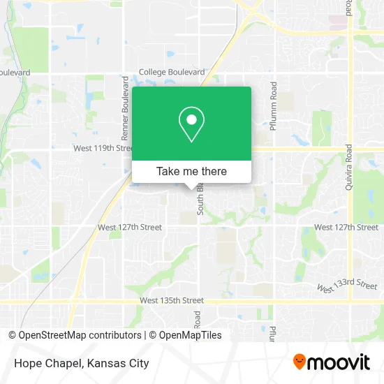 Hope Chapel map