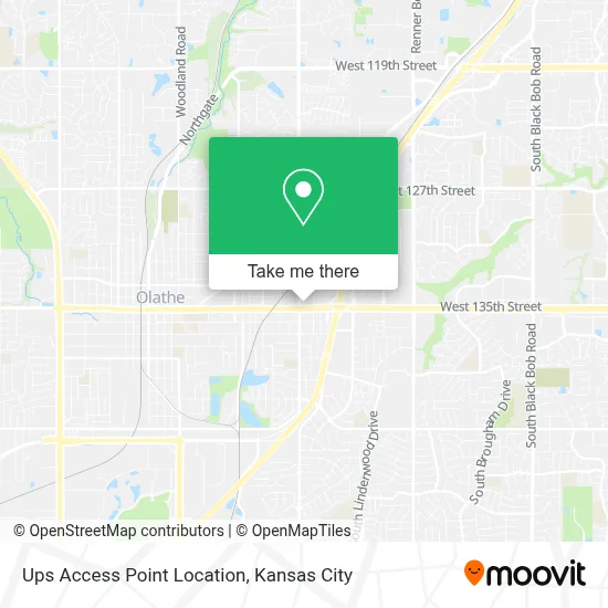 Ups Access Point Location map