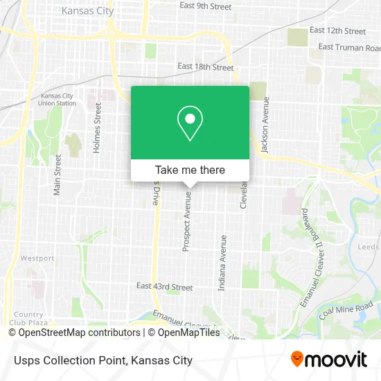 Usps Collection Point map